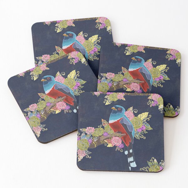 Item preview, Neon Aviary in the Glitter Garden designed and sold by RomantzArt.