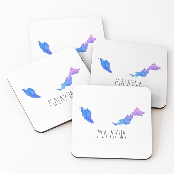 Item preview, Malaysia Watercolor Map - Malaysian designed and sold by MountainD.