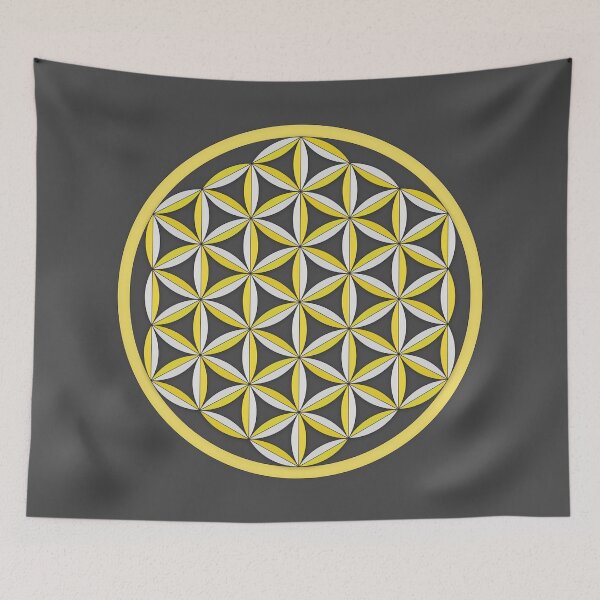 Item preview, Sacred Geometry: Flower Of Life - Silver/Gold (High Res) designed and sold by Matthew Ellis.