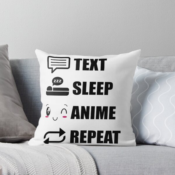 Item preview, Anime Funny Text Sleep Anime Repeat designed and sold by DabGraphic.
