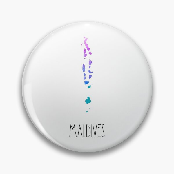 Item preview, Maldives Watercolor Map - Maldivan designed and sold by MountainD.