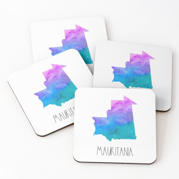 Item preview, Mauritania Watercolor Map - Mauritian designed and sold by MountainD.