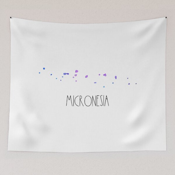 Item preview, Fs Micronesia Watercolor Map - Micronesian designed and sold by MountainD.