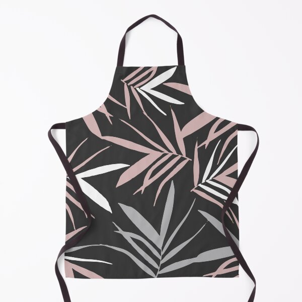 Item preview, Leaves pattern Black. White. Pink.  designed and sold by PrintedDreams.