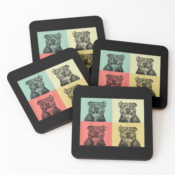 Item preview, Smiling Pitbull Face Pittie Dog Retro Pit Bull Gift designed and sold by paudels.