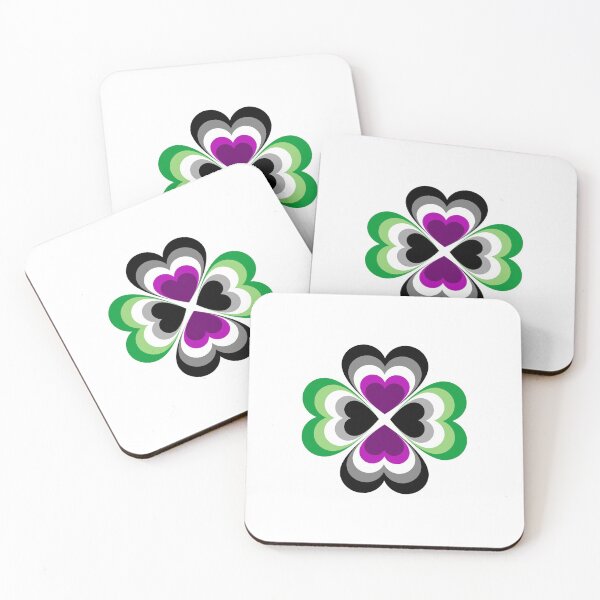 Item preview, Ace/Aro clover hearts designed and sold by Annka47.