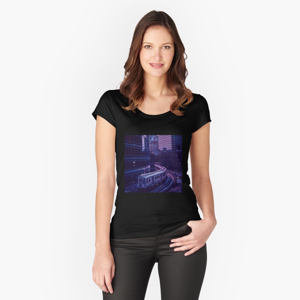 Item preview, Fitted Scoop T-Shirt designed and sold by RiddhiShah.