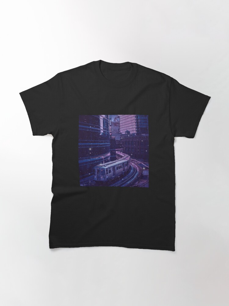 Thumbnail 3 of 7, Classic T-Shirt, Space City designed and sold by RiddhiShah.