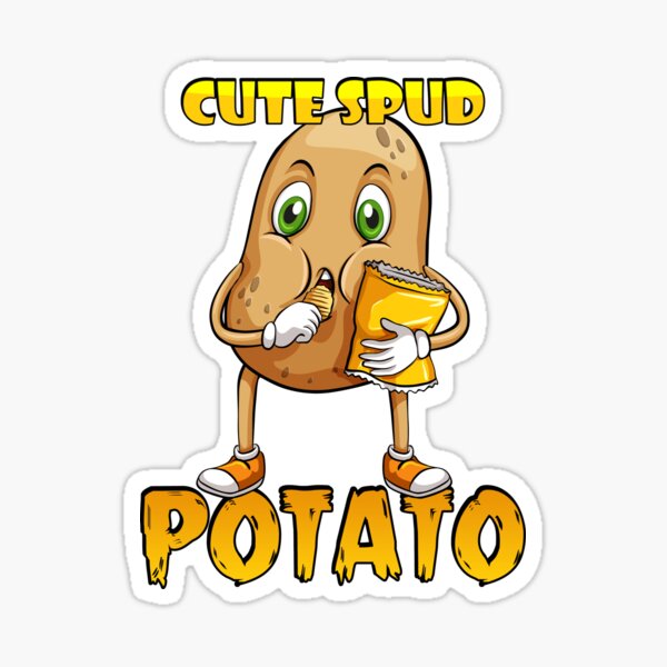 Cute Spud Potato Sticker For Sale By Creativepivots Redbubble