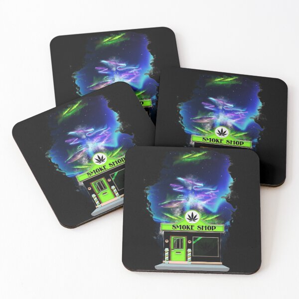 Item preview, COFFEESHOP SMOKE SHOP Amsterdam Marijuana Weed Shop designed and sold by DabGraphic.