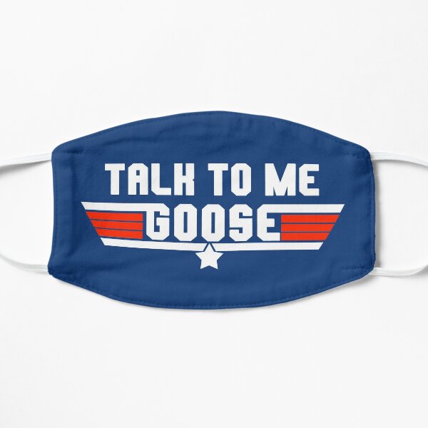 Talk To Me Goose Logo Design Flat Mask