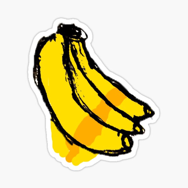 Frozen Banana Sticker