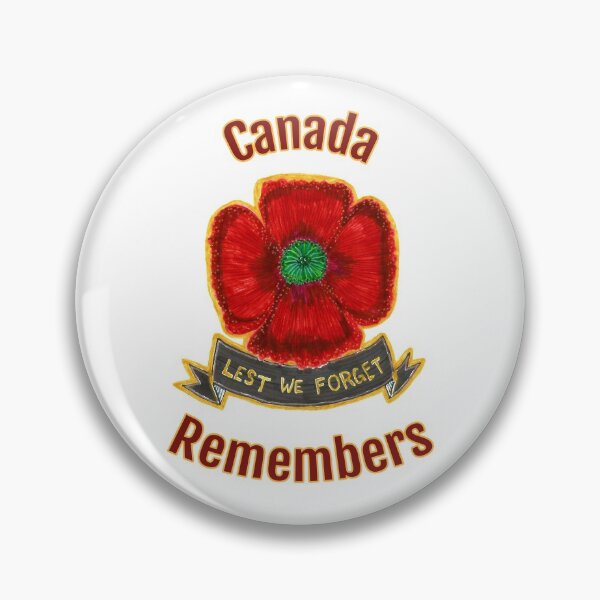 Item preview, Canadian Remembrance Day Canada Remembers Lest We Forget designed and sold by H3designs.