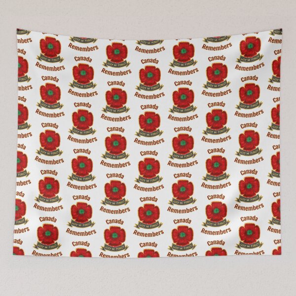 Item preview, Canadian Remembrance Day Canada Remembers Lest We Forget designed and sold by H3designs.