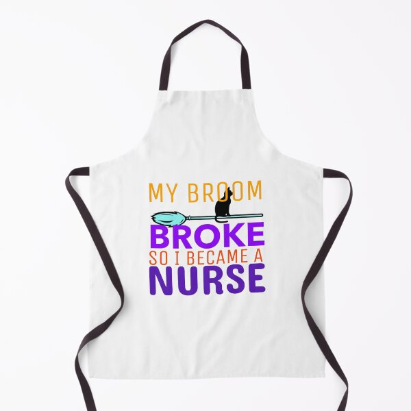 Item preview, My Broom Broke so I Became a Nurse designed and sold by crazydotdesigns.