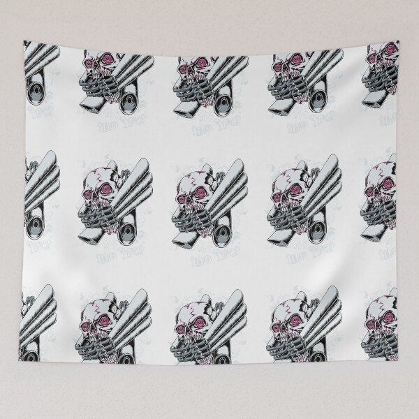 Item preview, Printed Illustration, skull print, prints, happy designed and sold by LachenEaton.