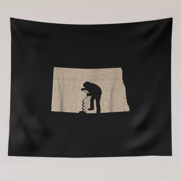 Item preview, Vintage North Dakota Ice Fishing Nd Outdoor designed and sold by bessiey23.