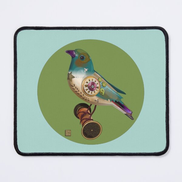 Item preview, Clockwork Bird (Green Circle) designed and sold by Krizena.