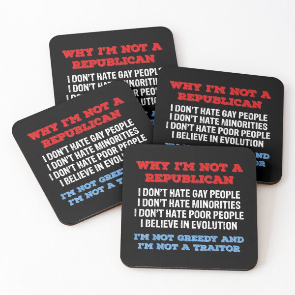 Item preview, Why I'm Not A Republican I Don't Hate Gay People designed and sold by paudels.