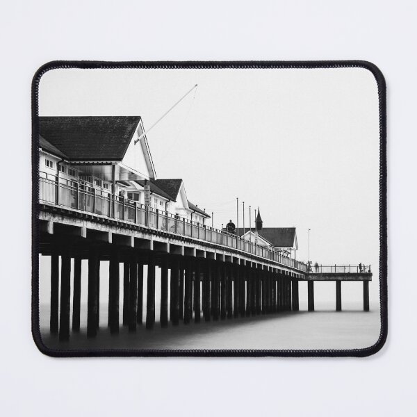 Item preview, Southwold Pier in black and white designed and sold by Alanqpr.