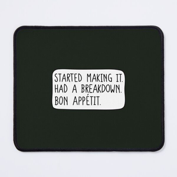 Item preview, Started making it. Had a breakdown. Bon Appetit. Premium Scoop  designed and sold by MARKBookGoods.