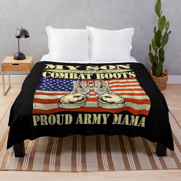 Item preview, My Son Wears Combat Boots Proud Army Mama Mom Gift designed and sold by bessiey23.