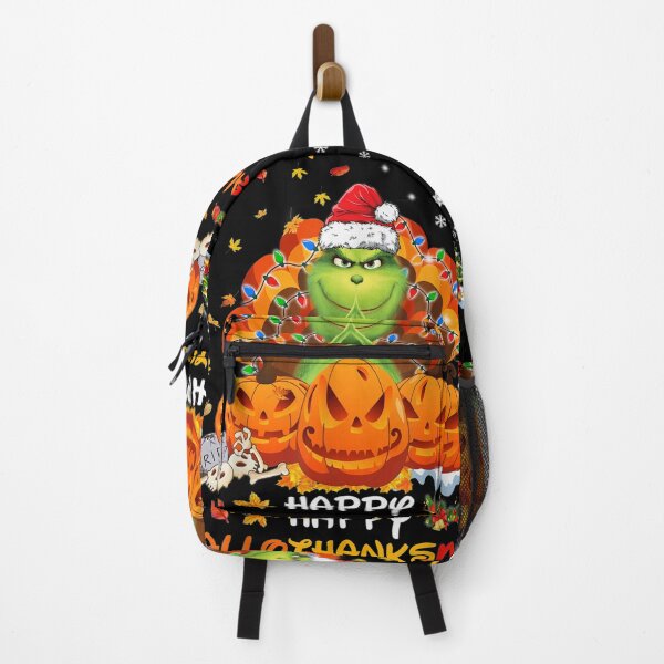 Item preview, Happy Hallothanksmas G.rin-ch and Merry Christmas designed and sold by bluechic89.