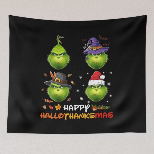 Item preview, Happy Hallothanksmas G.rin-ch Christmas designed and sold by bluechic89.