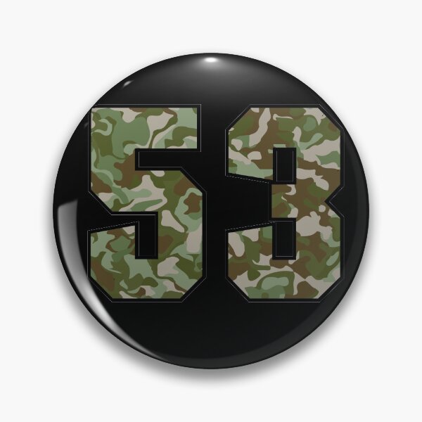 Item preview, Army Camo Number Fifty-three Veteran Lucky Number 53 designed and sold by Urosek.