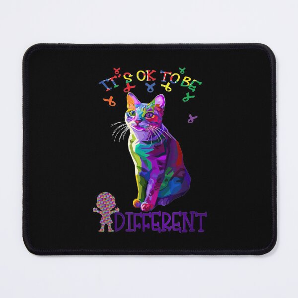 Item preview, Autism Awareness Cat Animal It's Ok To Be Different designed and sold by paudels.