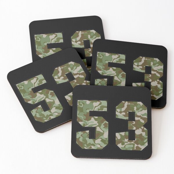 Item preview, Army Camo Number Fifty-three Veteran Lucky Number 53 designed and sold by Urosek.