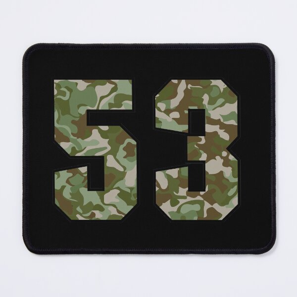 Item preview, Army Camo Number Fifty-three Veteran Lucky Number 53 designed and sold by Urosek.