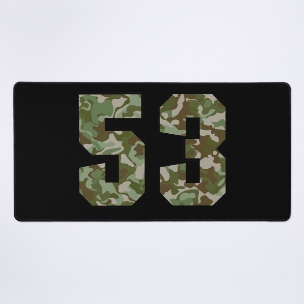 Item preview, Army Camo Number Fifty-three Veteran Lucky Number 53 designed and sold by Urosek.