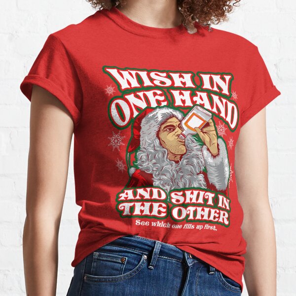 bad santa kid shirt