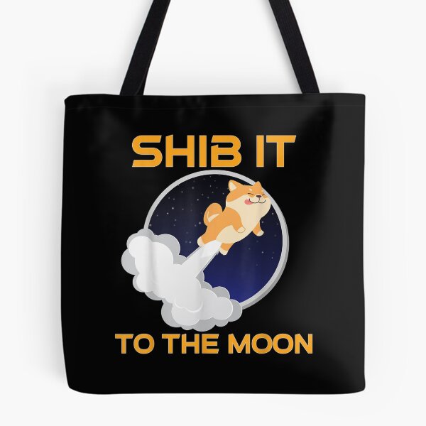 Item preview, Shiba Inu Shib It To The Moon Cryptocurrency Token Coins designed and sold by bessiey23.