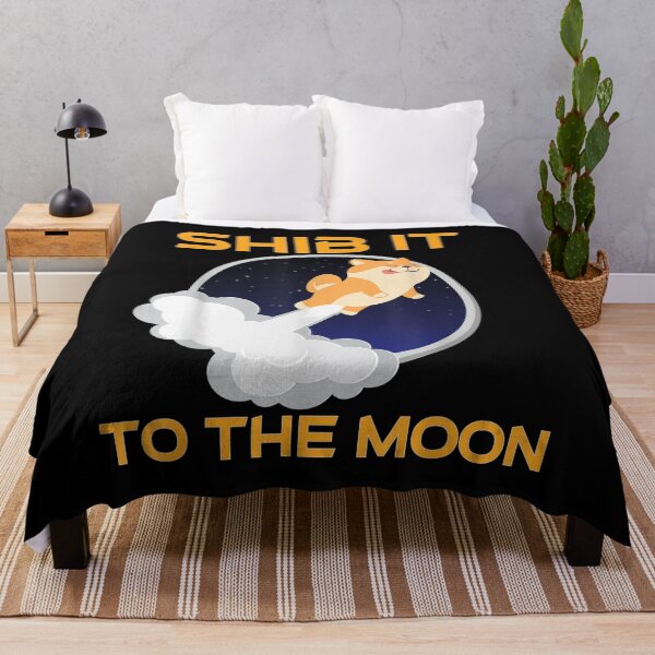 Item preview, Shiba Inu Shib It To The Moon Cryptocurrency Token Coins designed and sold by bessiey23.