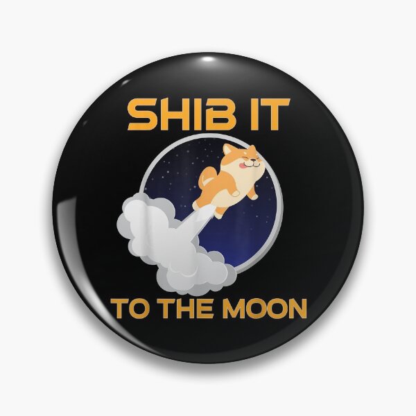Item preview, Shiba Inu Shib It To The Moon Cryptocurrency Token Coins designed and sold by bessiey23.