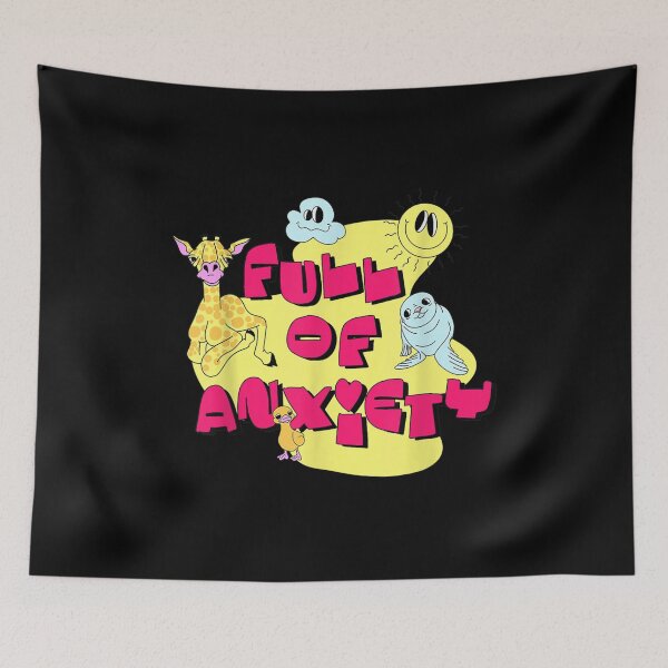 Item preview, Full Of Anxiety Giraffe Sun Pastel Goth designed and sold by paudels.