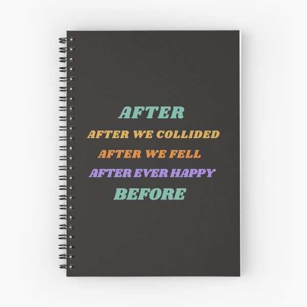 Item preview, AFTER WE COLLIDED, AFTER WE FELL   designed and sold by ChevernyArt.