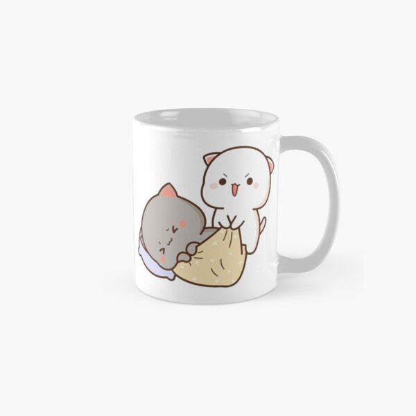 Liebe süße Katzen, Mochi Mochi Pfirsichkatze Tasse (Standard)