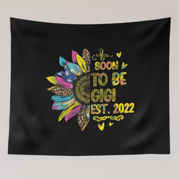Item preview, Soon To Be Gigi Est 2022 Leopard Sunflower designed and sold by paudels.