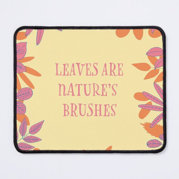 Item preview, Las hojas son naturaleza' s cepillos en colores otoñales designed and sold by Aidi Riera.