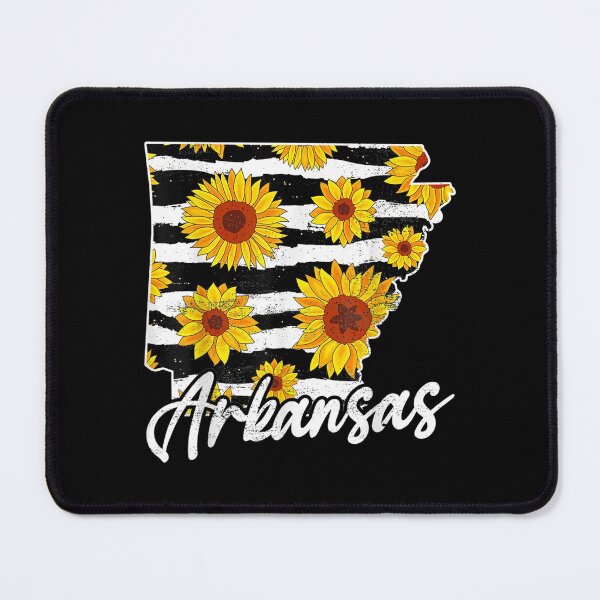 Item preview, Arkansas Sunflower Leopard State Map designed and sold by bessiey23.