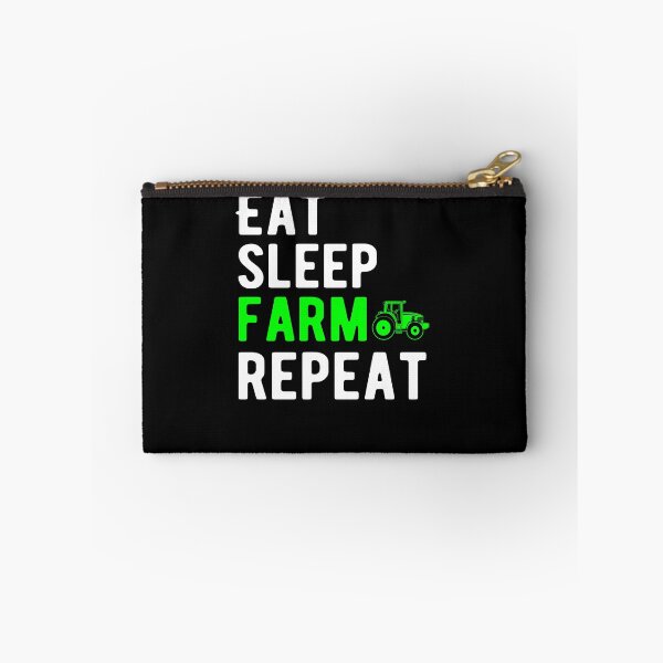 Item preview, Eat Sleep Farm Repeat designed and sold by DynastyArt.
