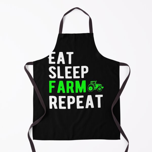 Item preview, Eat Sleep Farm Repeat designed and sold by DynastyArt.