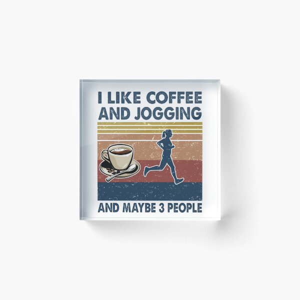 Item preview, I like coffee and Jogging and maybe 3 people designed and sold by tuyetnhung98.