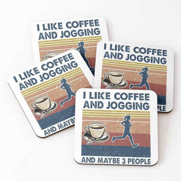 Item preview, I like coffee and Jogging and maybe 3 people designed and sold by tuyetnhung98.