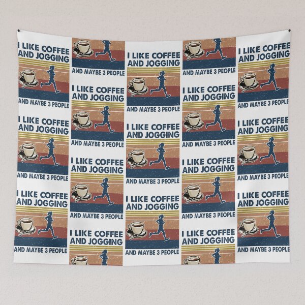 Item preview, I like coffee and Jogging and maybe 3 people designed and sold by tuyetnhung98.