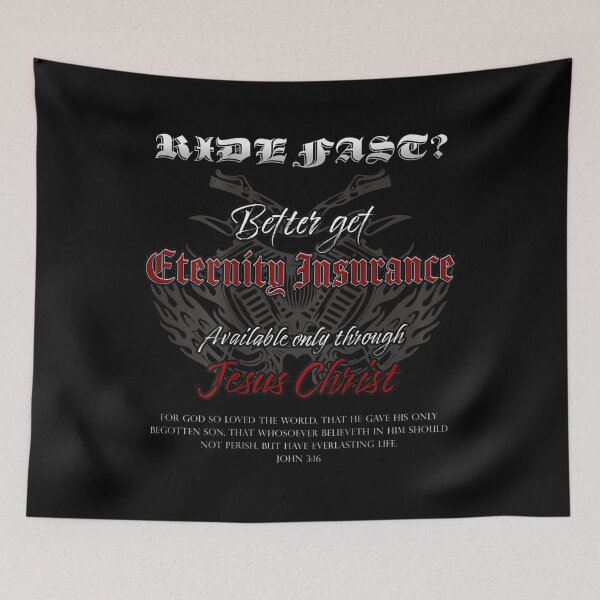 Item preview, Motorcycle Christian Faith Evangelistic John 3 16 Biker designed and sold by bessiey23.
