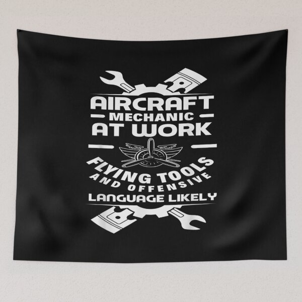 Item preview, Aircraft Mechaic At Work Aviation Aircraft Mechanic designed and sold by paudels.